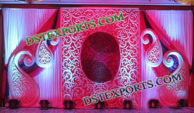 BEAUTIFUL WEDDING STAGE BACKDROP DECORATIONS