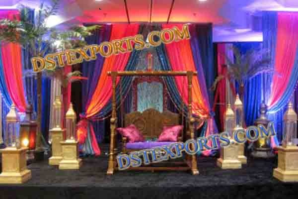 INDIAN WEDDING STAGE DECORATIONS