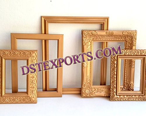 WEDDING STAGE GOLD PHOTO FRAMES