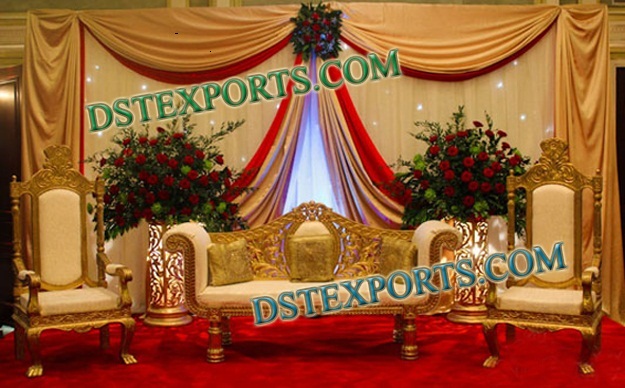 MUSLIM WEDDING GOLDEN FURNITURE