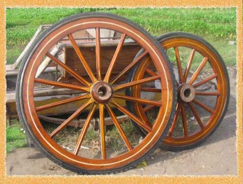 WHEELS FOR HORSE CARRIAGES