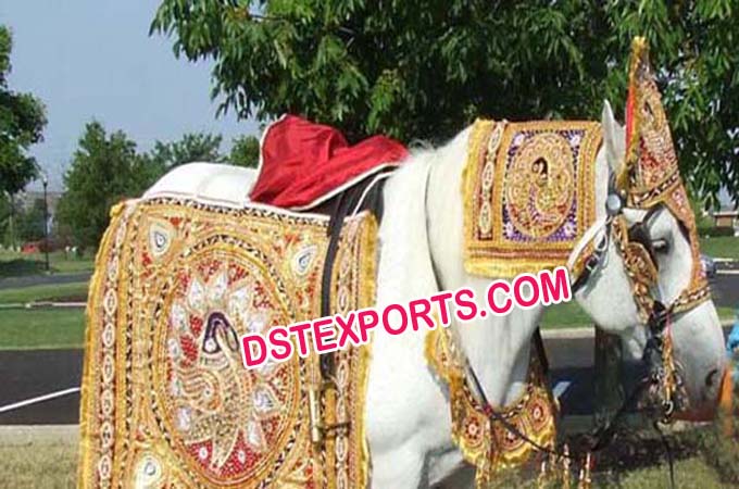 Designer Wedding Peacock Horse Costumes