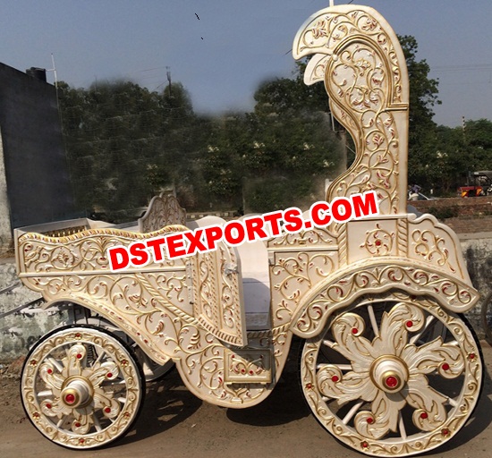 INDIAN WEDDING DECORATED HORSE BUGGY