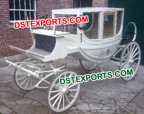 ROYAL WHITE HORSE BUGGY