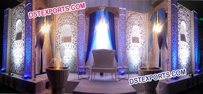 WEDDING STAGE FIBER BACKDROPS