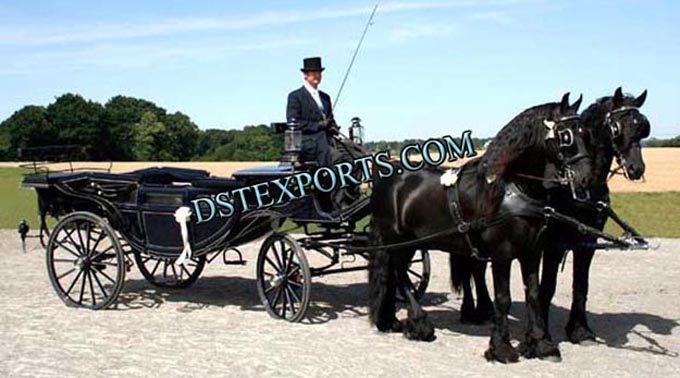 Wedding Double Horse Landaua Carriage