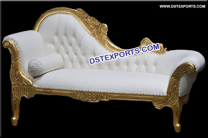 Wedding Gold Metal Italian Bride Groom Two Seater