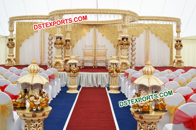 Ganesha Fiber Wedding Mandap Decoration