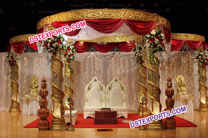 We are manufacturer of all type wedding mandaps. S