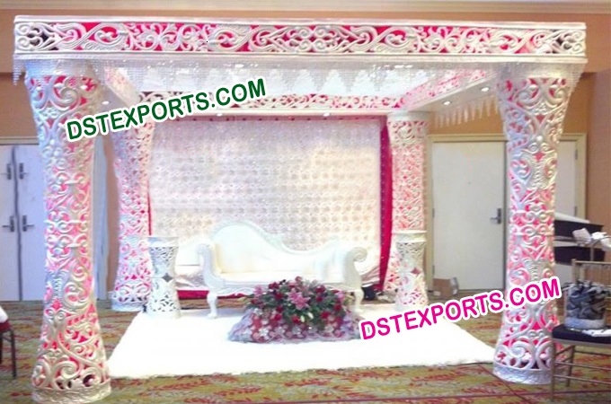 Wedding Fiber Damroo Mandap with Led Lights