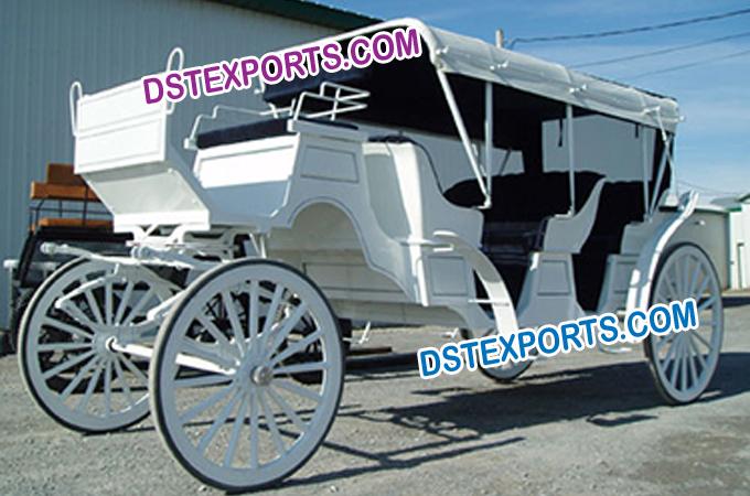 Limousine Wedding Horse Drawn Carriage