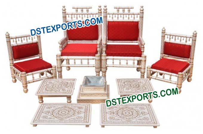 Traditional Indian Wedding Mandap Chairs