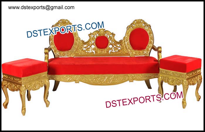 Shahi Wedding Gold Metal Furniture