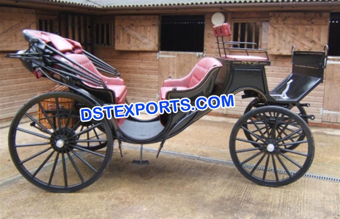 Beautiful Wedding Victoria Horse Carriage