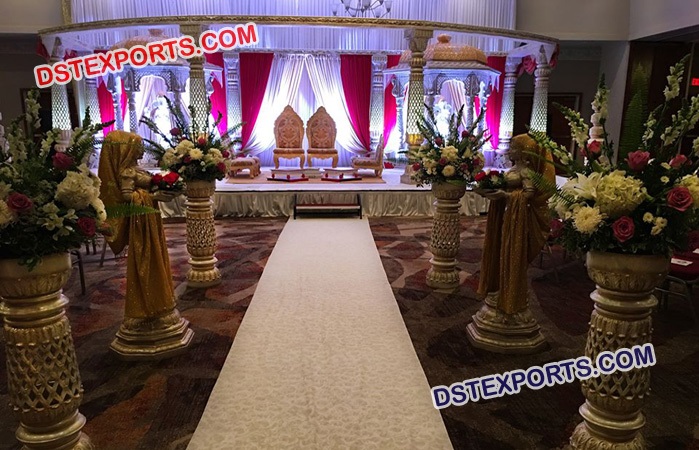 Fiber Wedding Mandap Set