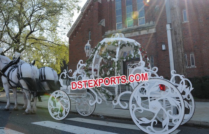 Latest Wedding Cinderella Horse Buggy