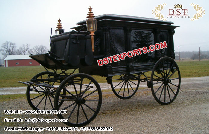 Black Funeral Horse Buggy Maker