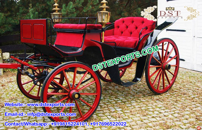 English Wedding Victoria Carriage