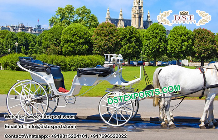 Romantic Vieena Horse Drawn Carriage For Sale