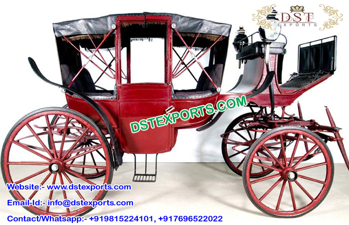 Royal Wedding Horse Drawn Covered Buggy