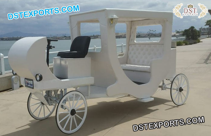 Australian Luxury White Horse Carriage