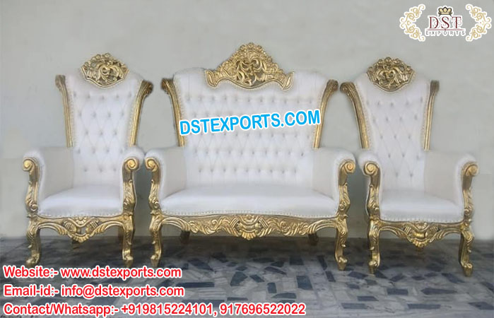 Modern High-Back Wedding Furniture Set