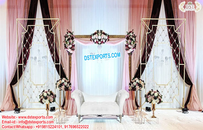 Majestic Wedding Event Candle Wall Decoration