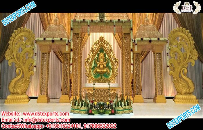 Srilankan Wedding Crystal Manavarai Mandap