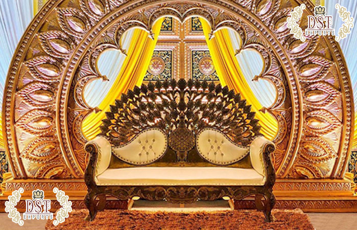 Srilankan Wedding Peacock Style Sofa