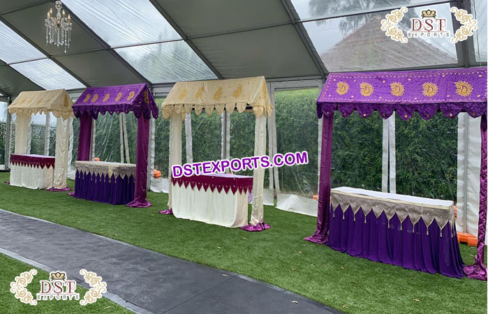 Desi Style Wedding Decor Food Stalls