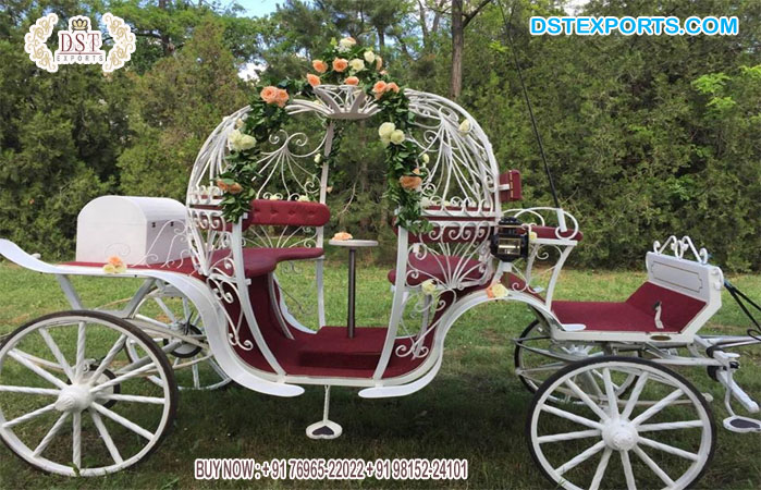 Princess Pumpkin Style Cinderella Horse Carriages