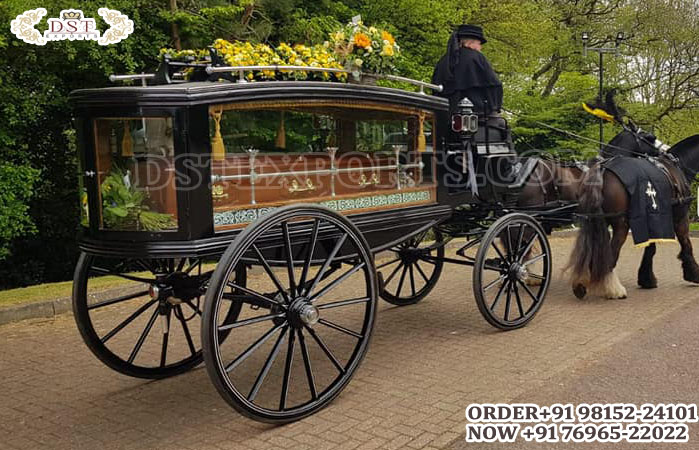 Exclusive Black Horse Hearse For Last Ride