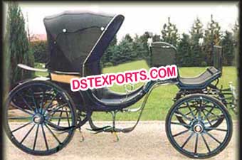 Horse Drawn Black Carriages