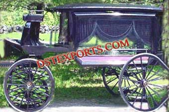 Black Funerals Horse Carriages