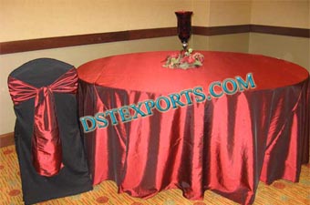 Wedding Black Mehroon Chair Cover