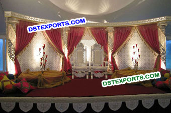 Wedding Muslim Fiber Crystal Stage