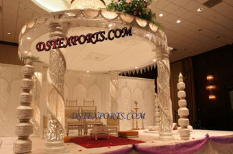 New Designer Fiber Crystal Mandap Set