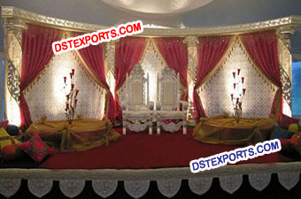 Wedding New Reception Muslim Stage Set