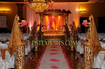 Wedding New Golden Aisleway Columns