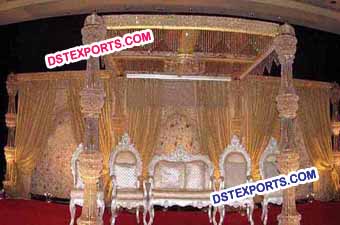 Latest Wedding Crystal Mandap/Pagoda