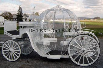 New Covered Cinderella Horse Carriage