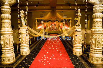 New Wedding Devdas Fiber Pillars