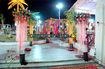 Wedding Aisleway Crystal Corridor Pillars