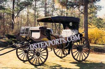 Antique Style Horse Drawn Carriages