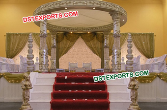 Latest Bollywood Wedding Crystal Mandap