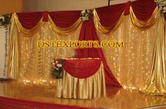 Wedding Golden Night Stage Set