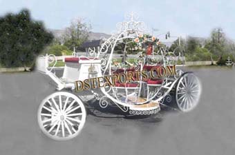 Wedding Flowered Cinderella Carriages