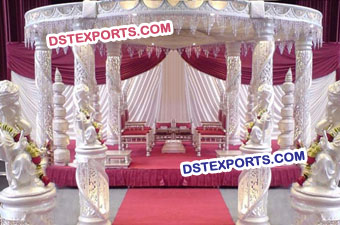 New Style Wedding Six Pillars Mandap Set