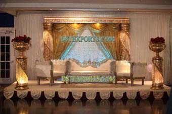 Arabian Wedding Decorated Stage Set