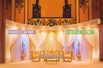 Fiber Crystal Wedding Stage